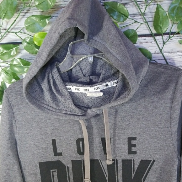 Victoria Secret Pink hooded pullover sweatshirt M - Picture 3 of 7